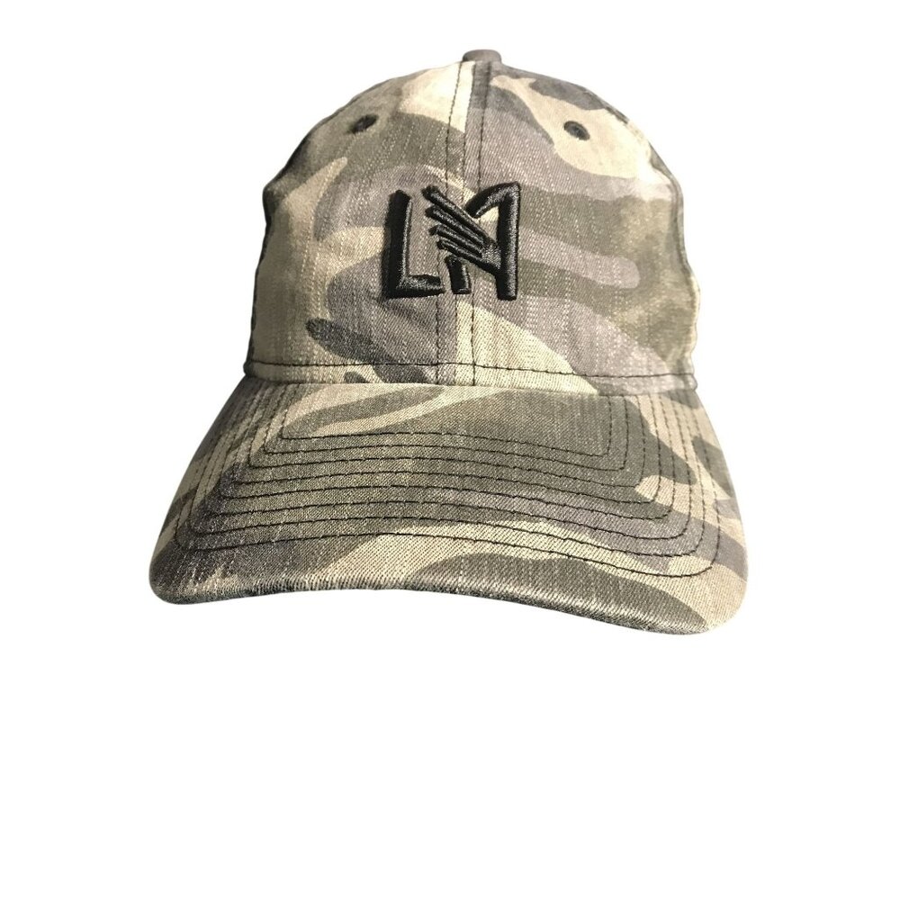 LA Los Angeles Football Club Hat Camo New Era 9Twenty Adjustable Cap Embroidered